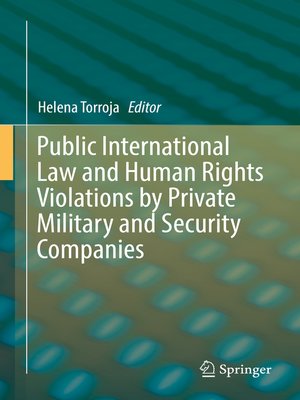 cover image of Public International Law and Human Rights Violations by Private Military and Security Companies